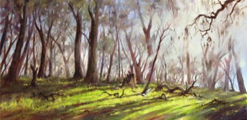  THE MEETING PLACE - Adelaide Hills, South Australia - 120x60cm - SOLD 