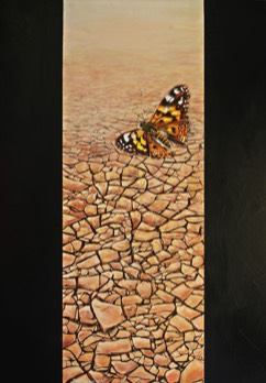  WHERE THERE'S LIFE ... -  Outback Australia - Oil - 120x70cm - SOLD 