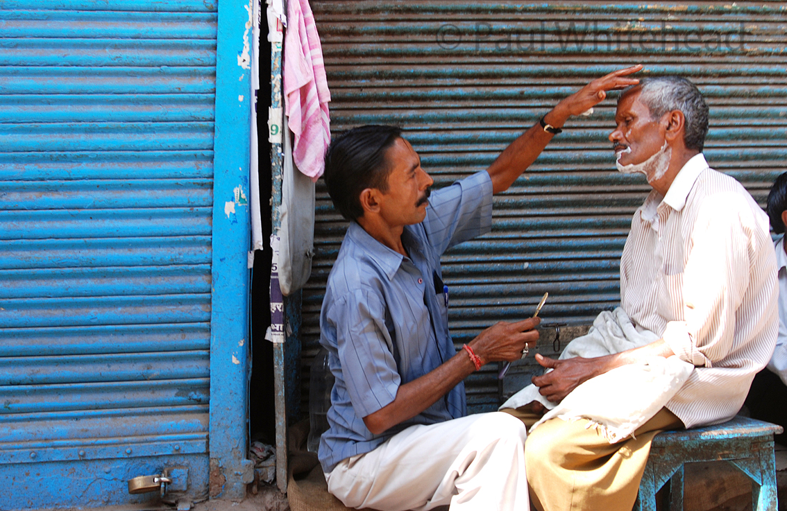  CLOSE SHAVE - Varanasi, India - Available up to 50cm wide 